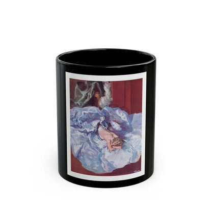 A Study In Mauve, From The Tatler, 1930 - Black Coffee Mug-11oz-Go Mug Yourself