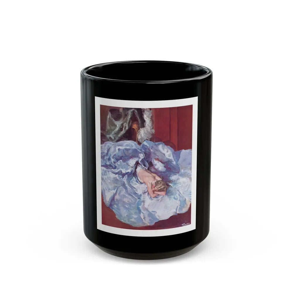 A Study In Mauve, From The Tatler, 1930 - Black Coffee Mug-15oz-Go Mug Yourself