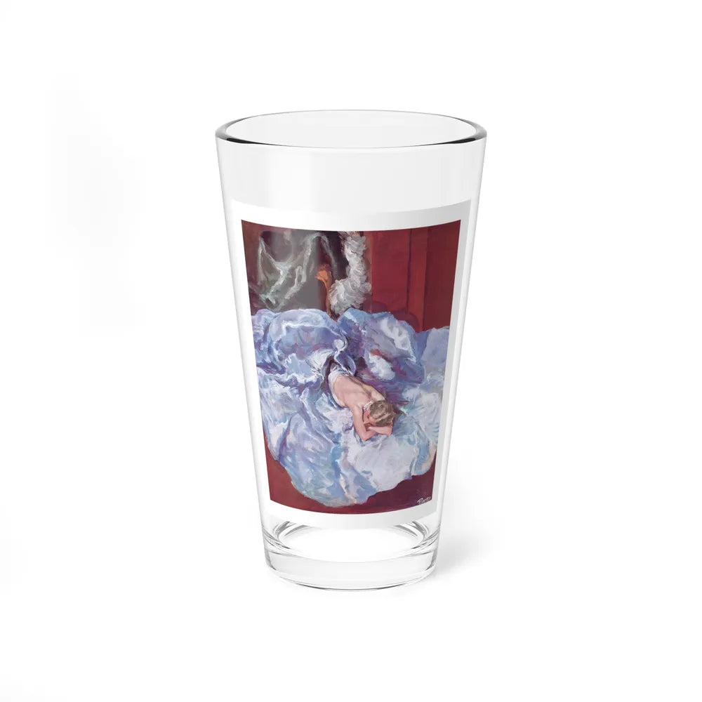 A Study In Mauve, From The Tatler, 1930 (Magazine Illustration) Pint Glass 16oz-16oz-Go Mug Yourself