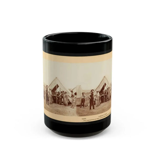 A Sutler's Tent (U.S. Civil War) Black Coffee Mug 15oz - Go Mug Yourself