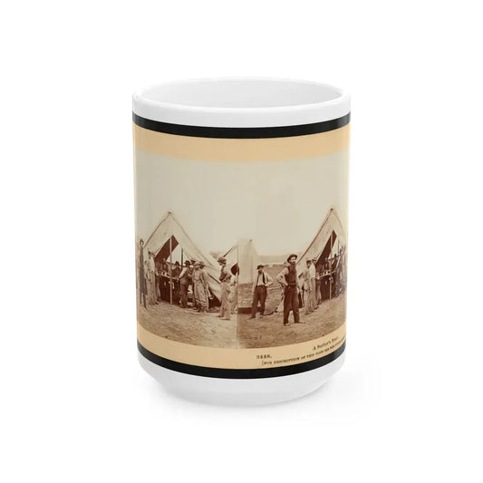 A Sutler's Tent (U.S. Civil War) White Coffee Mug 15oz - Go Mug Yourself