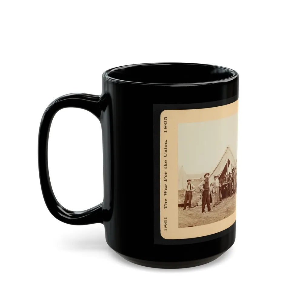 A Sutler's Tent (U.S. Civil War) Black Coffee Mug-Go Mug Yourself