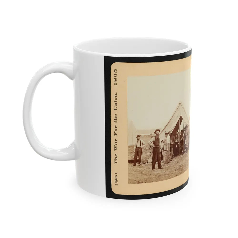 A Sutler's Tent (U.S. Civil War) White Coffee Mug-Go Mug Yourself