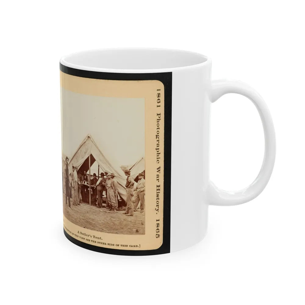 A Sutler's Tent (U.S. Civil War) White Coffee Mug-Go Mug Yourself