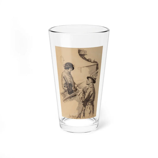 A Sweet Farewell (Magazine Illustration) Pint Glass 16oz-16oz-Go Mug Yourself