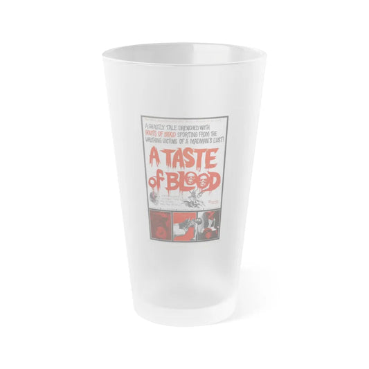 A TASTE OF BLOOD 1967 Movie Poster - Frosted Pint Glass 16oz-16oz-Frosted-Go Mug Yourself