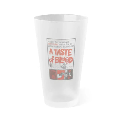 A TASTE OF BLOOD 1967 Movie Poster - Frosted Pint Glass 16oz 16oz Frosted - Go Mug Yourself