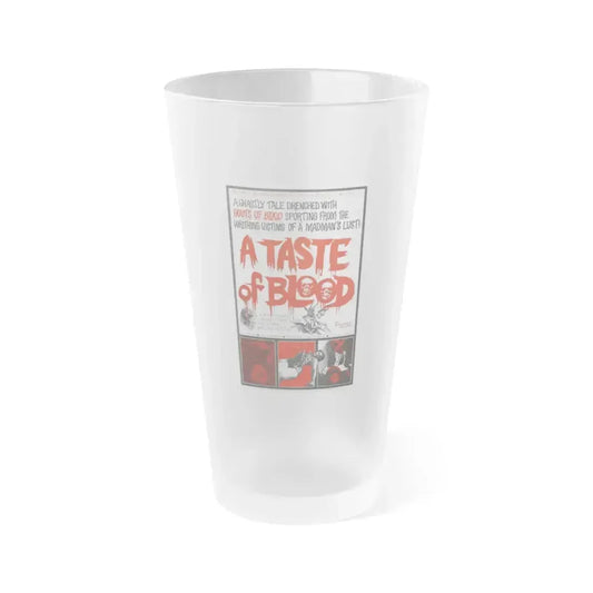 A TASTE OF BLOOD 1967 Movie Poster - Frosted Pint Glass 16oz 16oz Frosted - Go Mug Yourself