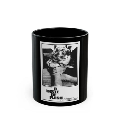 A TASTE OF FLESH 1967 Movie Poster - Black Coffee Mug-11oz-Go Mug Yourself