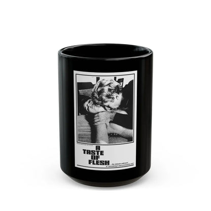 A TASTE OF FLESH 1967 Movie Poster - Black Coffee Mug-15oz-Go Mug Yourself