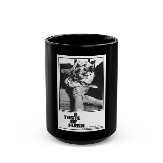 A TASTE OF FLESH 1967 Movie Poster - Black Coffee Mug-15oz-Go Mug Yourself