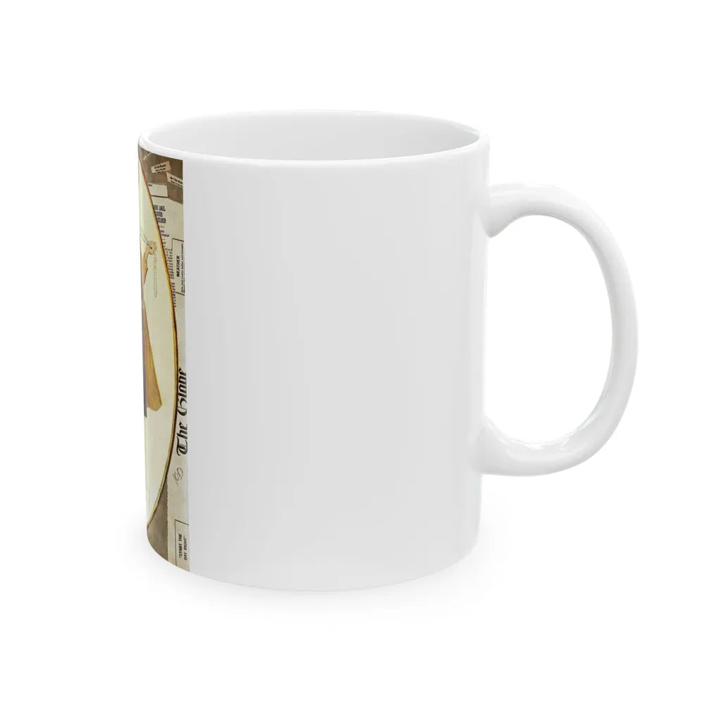 A Thank You To Cleo Warrell, Good Housekeeping, March 1958 - White Coffee Mug-Go Mug Yourself