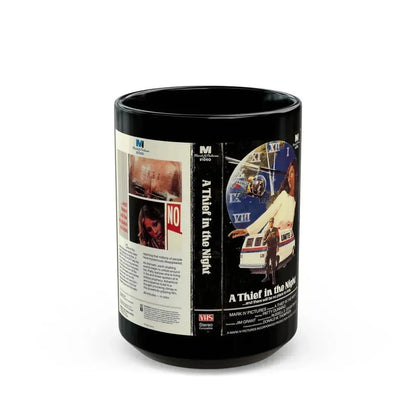 A THIEF IN THE NIGHT (VHS COVER) - Black Coffee Mug 15oz - Go Mug Yourself