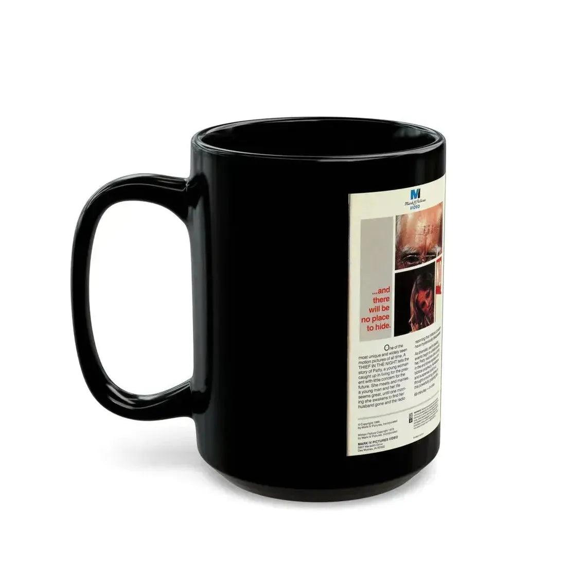 A THIEF IN THE NIGHT (VHS COVER) - Black Coffee Mug - Go Mug Yourself
