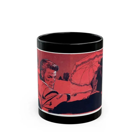 A Time of Evil (1), Bluebook, March 1954 - Black Coffee Mug 11oz - Go Mug Yourself