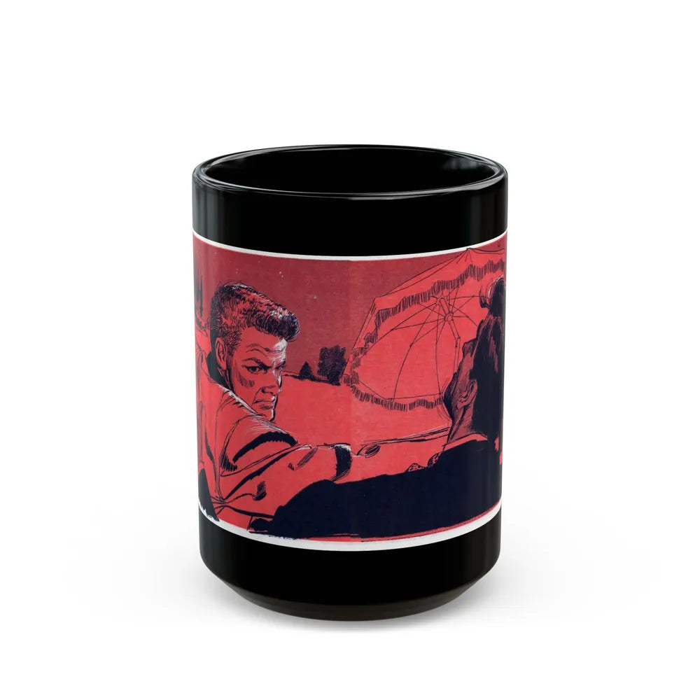 A Time of Evil (1), Bluebook, March 1954 - Black Coffee Mug-15oz-Go Mug Yourself