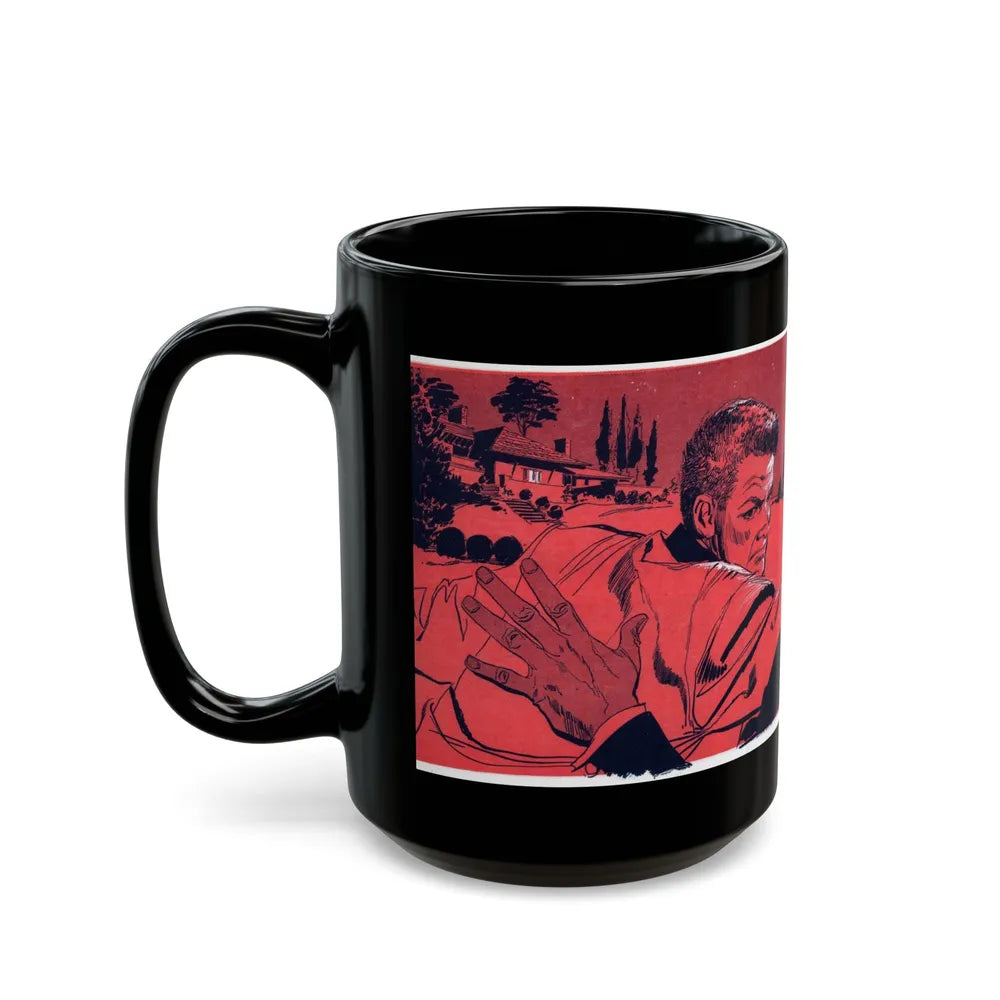 A Time of Evil (1), Bluebook, March 1954 - Black Coffee Mug-Go Mug Yourself