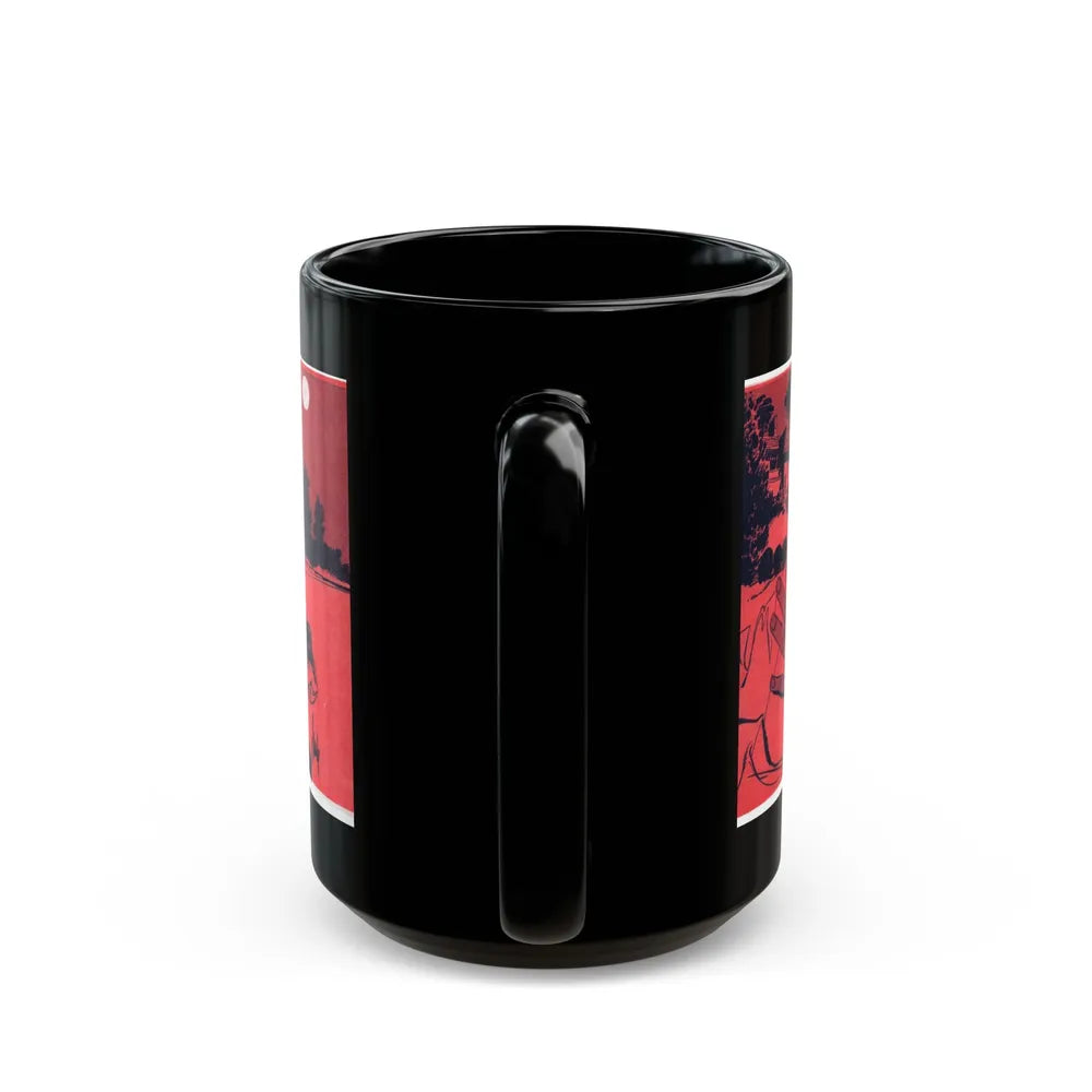 A Time of Evil (1), Bluebook, March 1954 - Black Coffee Mug-Go Mug Yourself