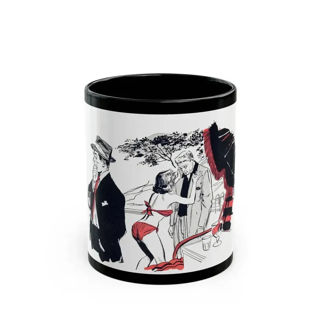 A Time of Evil (2), Bluebook, March 1954 - Black Coffee Mug 11oz - Go Mug Yourself