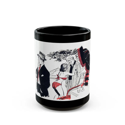 A Time of Evil (2), Bluebook, March 1954 - Black Coffee Mug-15oz-Go Mug Yourself