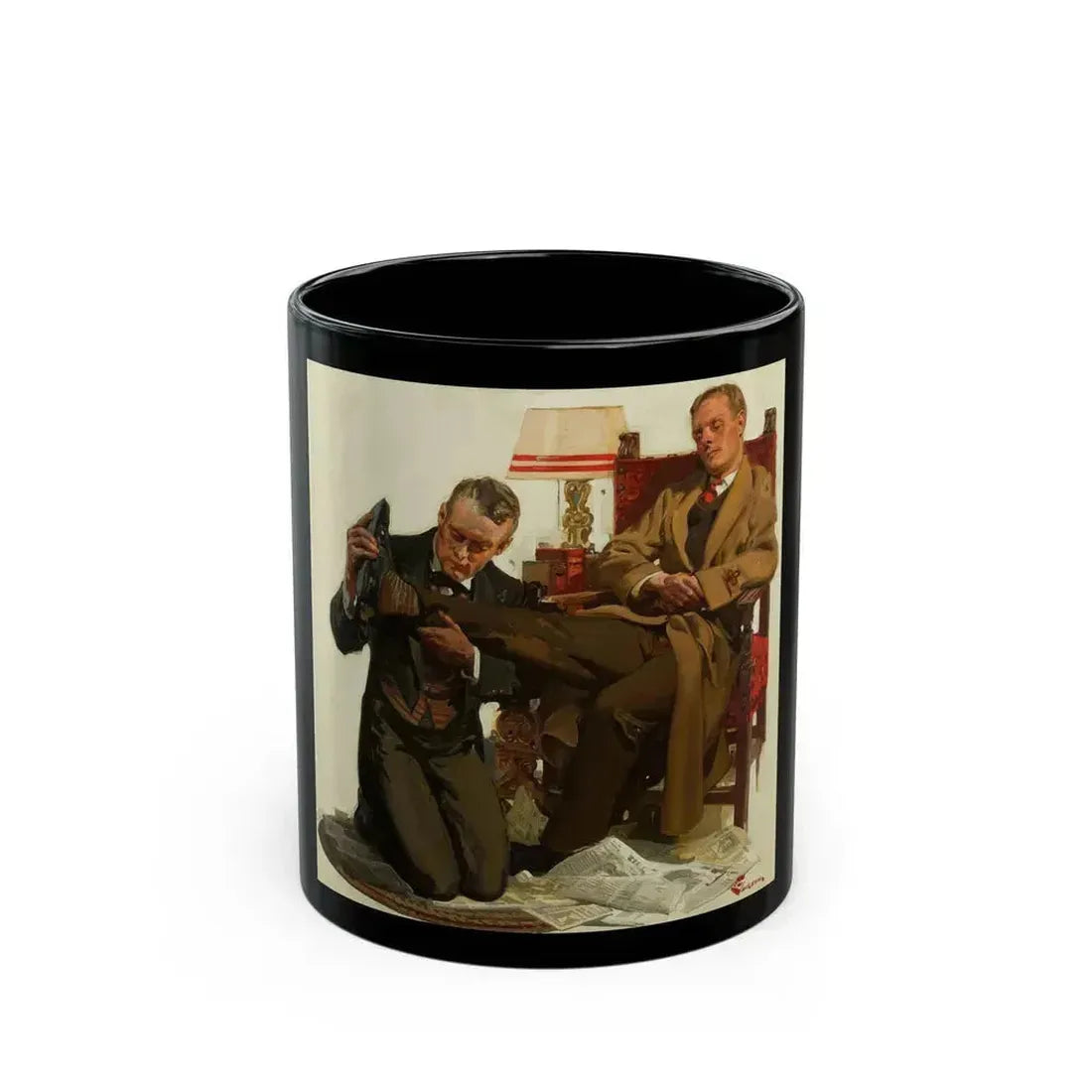 A Tired Gentleman - Black Coffee Mug 11oz - Go Mug Yourself