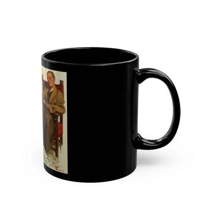 A Tired Gentleman - Black Coffee Mug-Go Mug Yourself