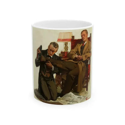 A Tired Gentleman - White Coffee Mug 11oz - Go Mug Yourself