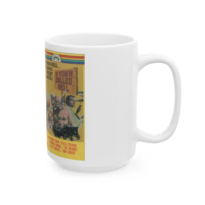 A TOWN CALLED HELL (VHS COVER) - White Coffee Mug-Go Mug Yourself