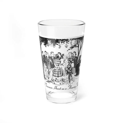 A Treasure Hunt on a Flowery Trail, 1940 (Magazine Illustration) Pint Glass 16oz-16oz-Go Mug Yourself