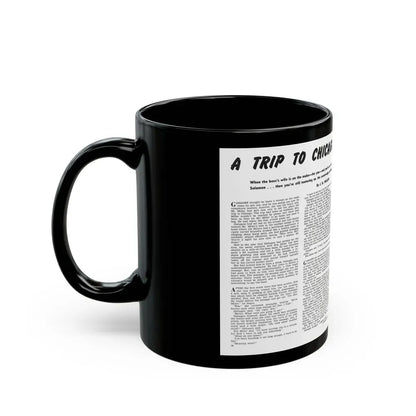 A Trip To Chicago, Mr. magazine, March 1952 - Black Coffee Mug - Go Mug Yourself