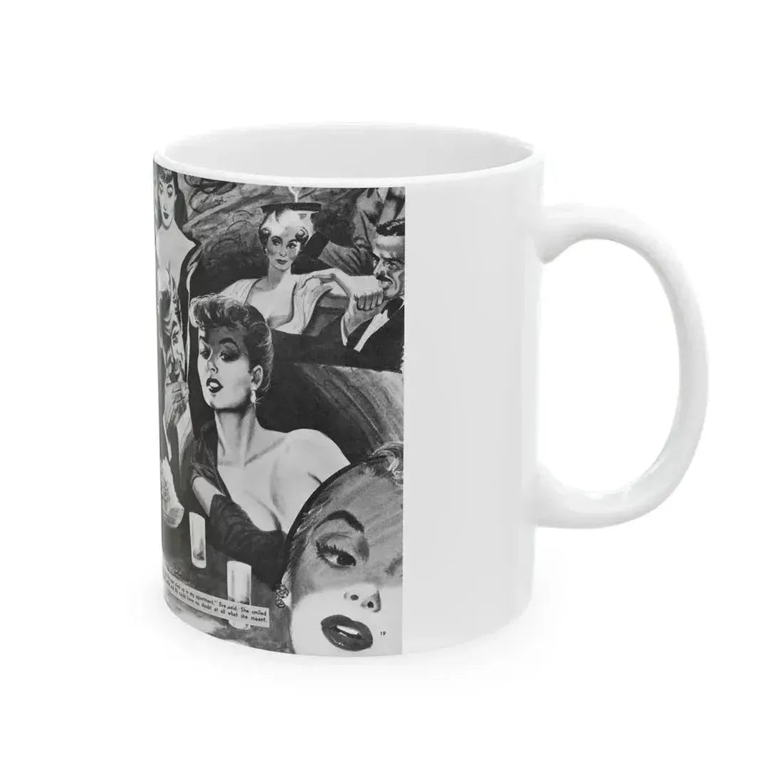 A Trip To Chicago, Mr. magazine, March 1952 - White Coffee Mug - Go Mug Yourself