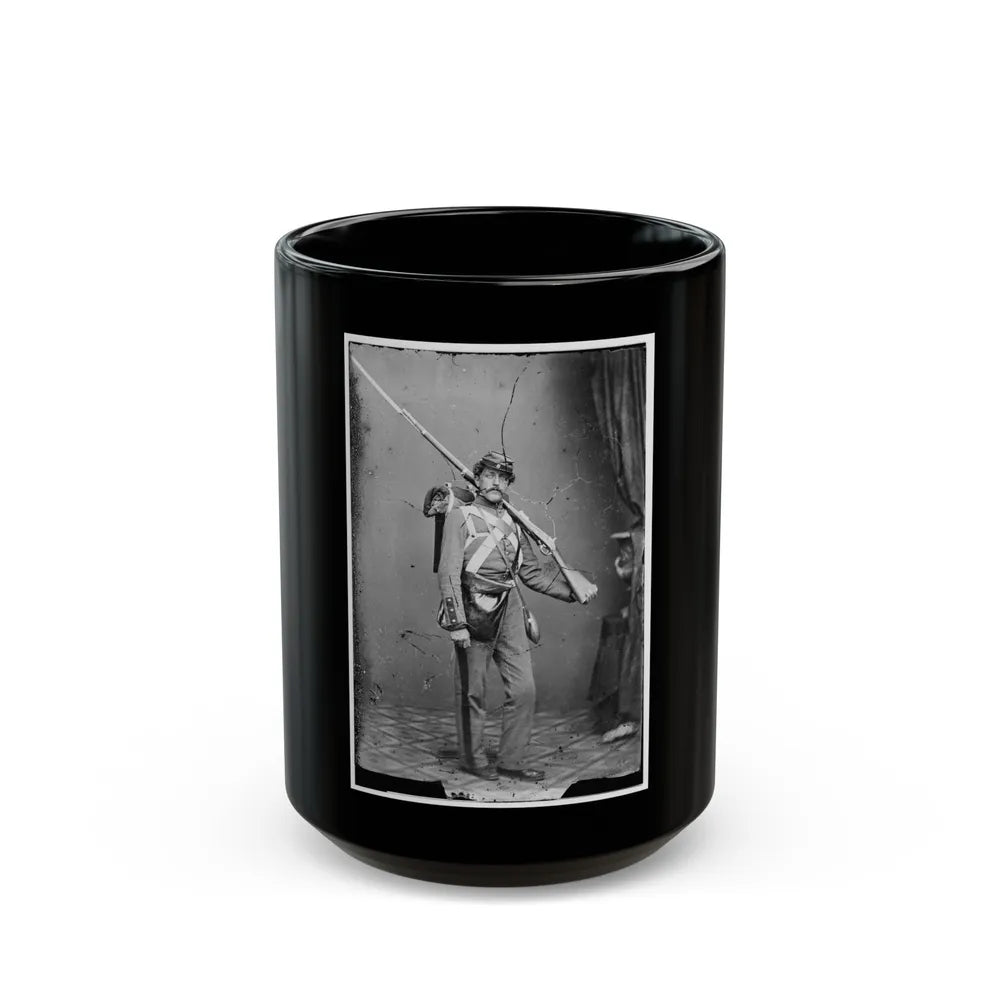 A Union Volunteer (U.S. Civil War) Black Coffee Mug-15oz-Go Mug Yourself