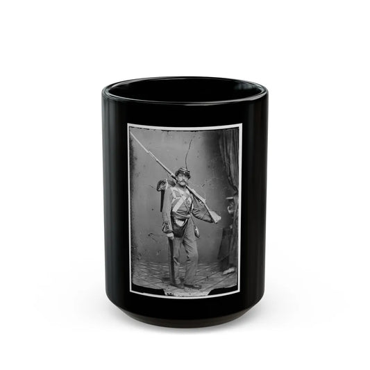 A Union Volunteer (U.S. Civil War) Black Coffee Mug-15oz-Go Mug Yourself