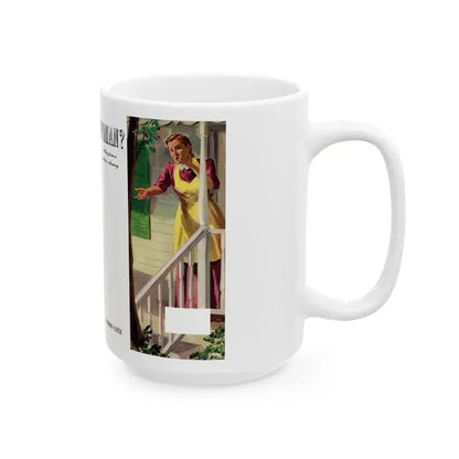A Very Wordly Woman (1), Life Story magazine, May 1944 - White Coffee Mug - Go Mug Yourself