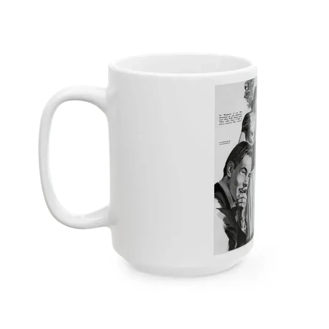 A Very Wordly Woman (2), Life Story magazine, May 1944 - White Coffee Mug - Go Mug Yourself