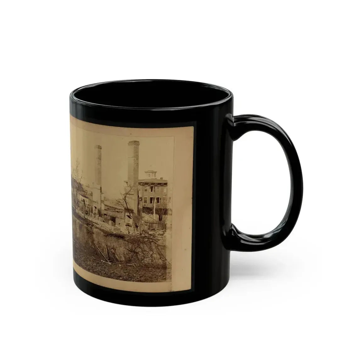 A View In Atlanta, Ga., Nov. 1864 (U.S. Civil War) Black Coffee Mug - Go Mug Yourself