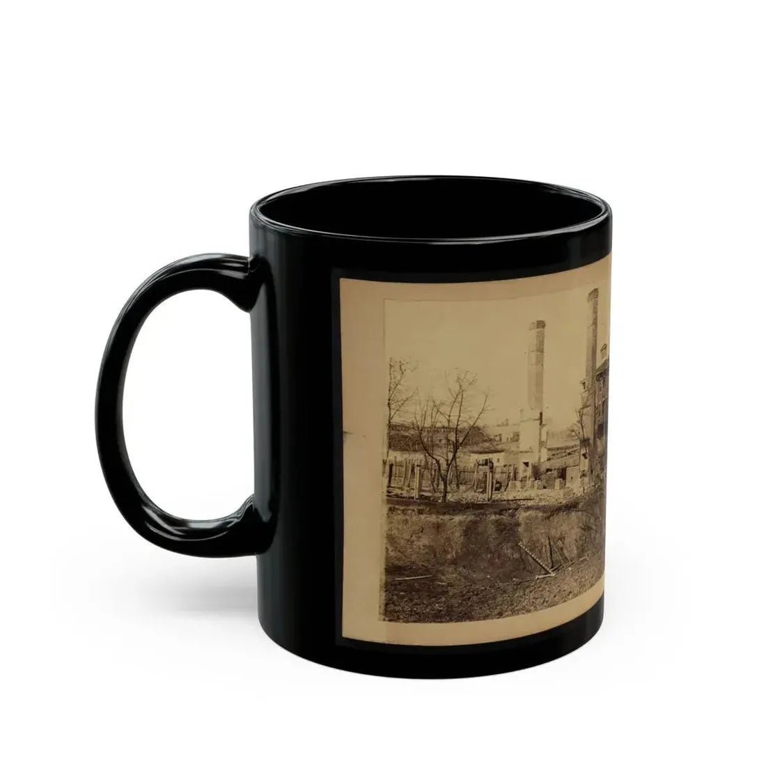 A View In Atlanta, Ga., Nov. 1864 (U.S. Civil War) Black Coffee Mug - Go Mug Yourself