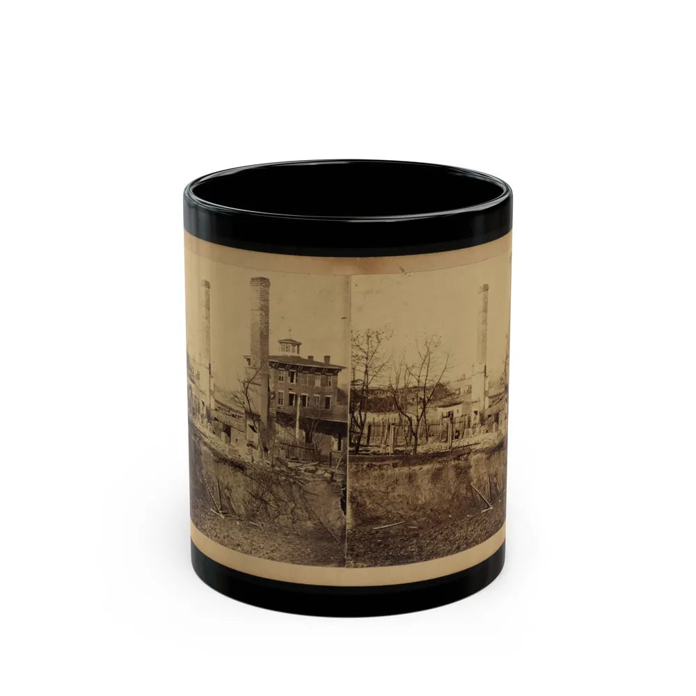 A View In Atlanta, Ga., Nov. 1864 (U.S. Civil War) Black Coffee Mug-11oz-Go Mug Yourself