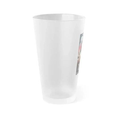 A VIRGIN AMONG THE LIVING DEAD (RETRO) 1973 Movie Poster - Frosted Pint Glass 16oz - Go Mug Yourself