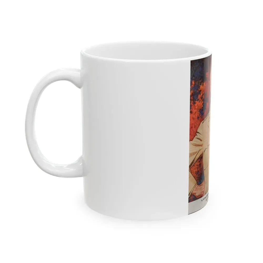 A Vital Message from General Stilwell, The Saturday Evening Post, July 1, 1944 - White Coffee Mug - Go Mug Yourself