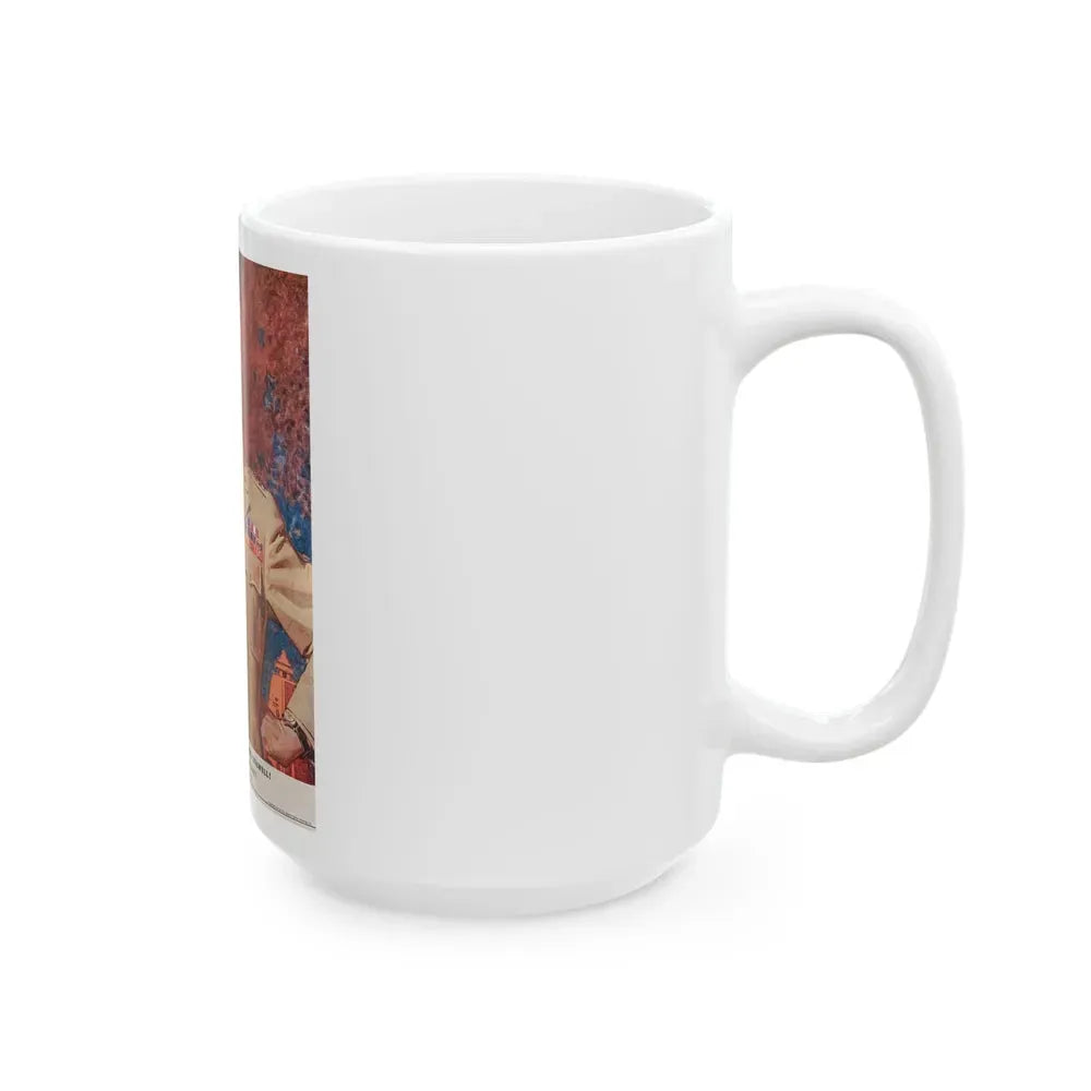 A Vital Message from General Stilwell, The Saturday Evening Post, July 1, 1944 - White Coffee Mug - Go Mug Yourself