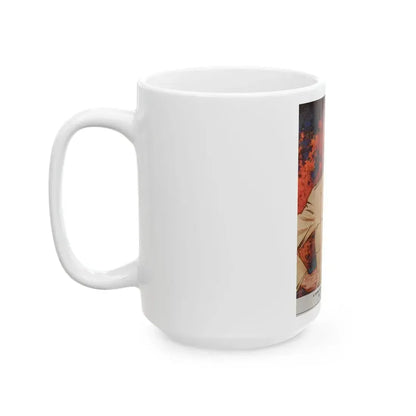 A Vital Message from General Stilwell, The Saturday Evening Post, July 1, 1944 - White Coffee Mug - Go Mug Yourself