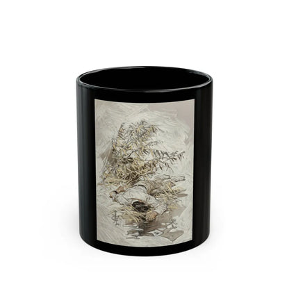 A Voice in the Rice interior book illustration, 1910 - Black Coffee Mug-11oz-Go Mug Yourself