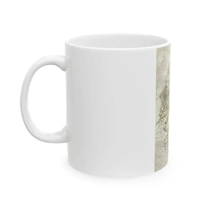 A Voice in the Rice interior book illustration, 1910 - White Coffee Mug - Go Mug Yourself
