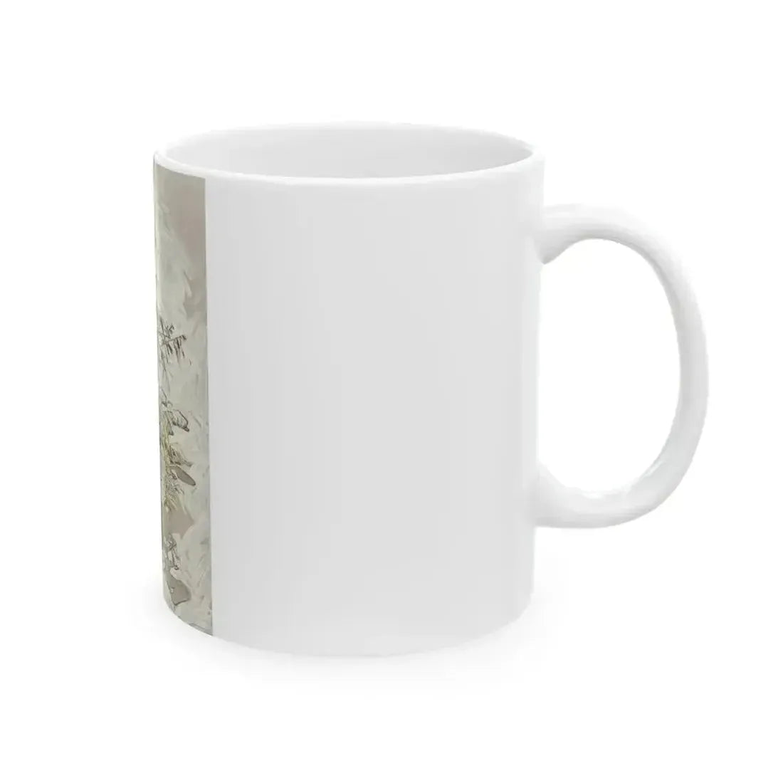 A Voice in the Rice interior book illustration, 1910 - White Coffee Mug - Go Mug Yourself