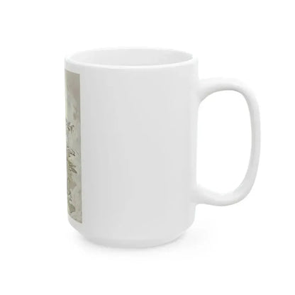 A Voice in the Rice interior book illustration, 1910 - White Coffee Mug - Go Mug Yourself