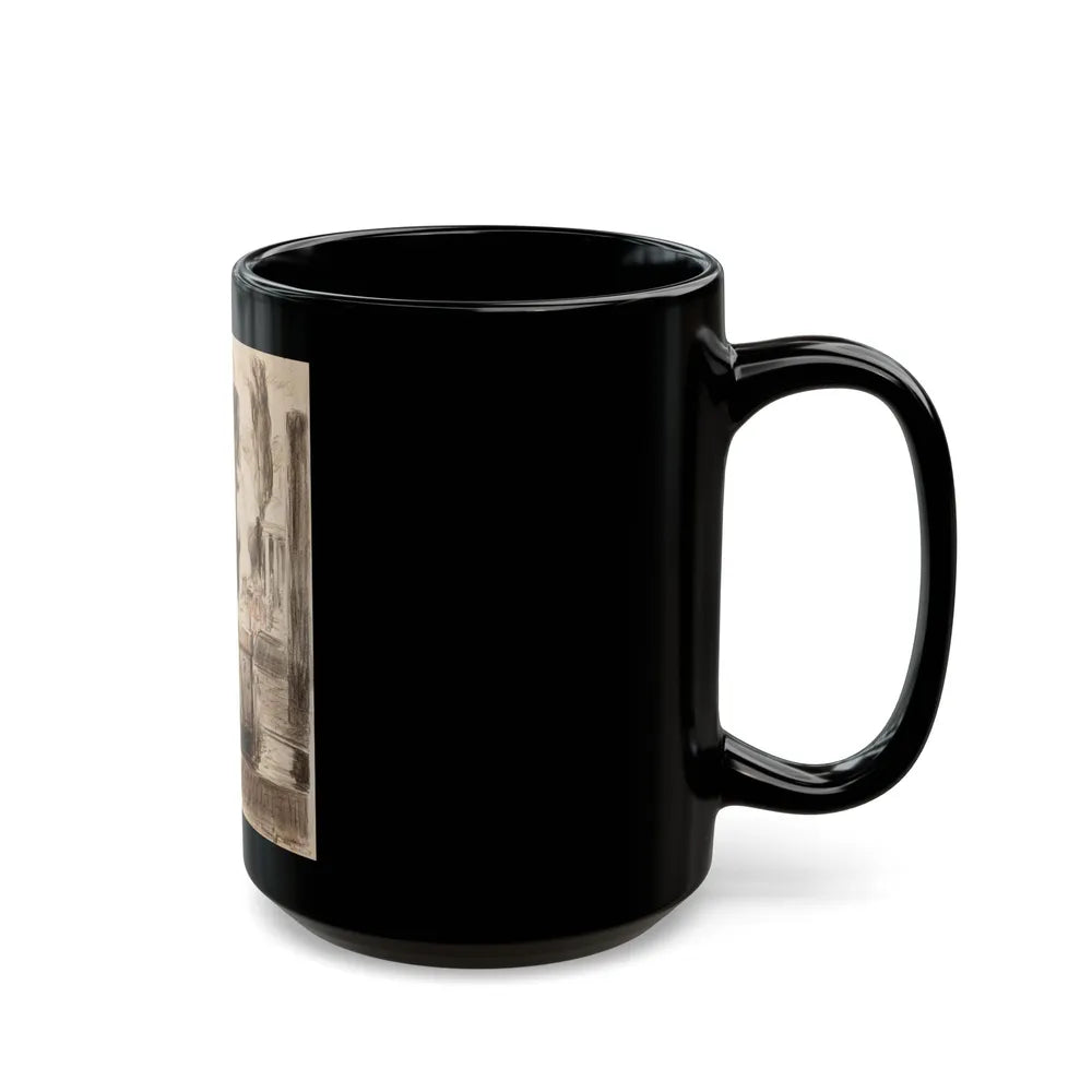 A Walk - Black Coffee Mug-Go Mug Yourself