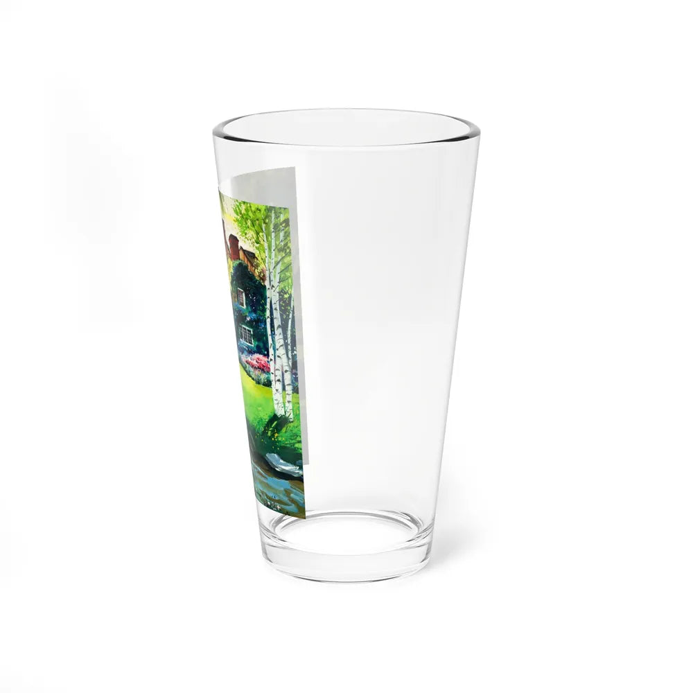 A Walk in the Garden (Magazine Illustration) Pint Glass 16oz-Go Mug Yourself