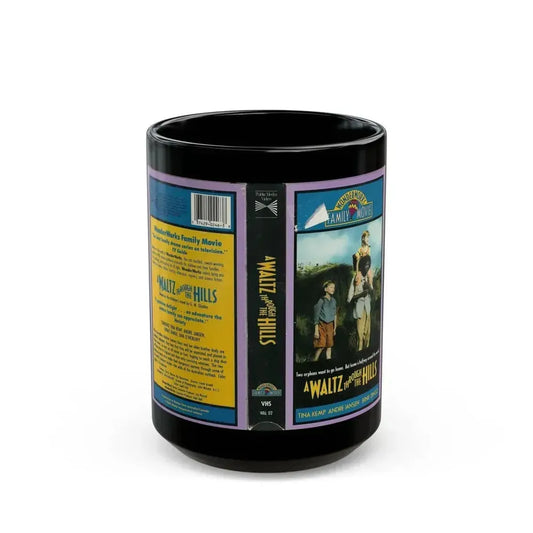 A WALTZ THROUGH THE HILLS WONDERWORKS FAMILY MOVIE TINA KEMP ANDRE JANSEN (VHS COVER) - Black Coffee Mug 15oz - Go Mug Yourself