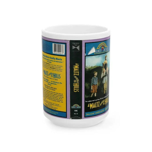 A WALTZ THROUGH THE HILLS WONDERWORKS FAMILY MOVIE TINA KEMP ANDRE JANSEN (VHS COVER) - White Coffee Mug 15oz - Go Mug Yourself